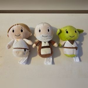 Hallmark Itty Bittys Star Wars Plush Toys Set of 3
